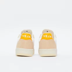 Veja SEE - V -10 Chromefree Leather (White/Sahra/Gold) -Boutique de chaussures de sport de plein air Veja V 10 Chromefree Leather White Sahra Ouro 4