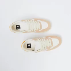 Veja SEE - V -10 Chromefree Leather (White/Sahra/Gold) -Boutique de chaussures de sport de plein air Veja V 10 Chromefree Leather White Sahra Ouro 7