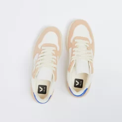 Veja - V -10 Chromefree Leather (White/Sahra/Paros Blue) -Boutique de chaussures de sport de plein air Veja V 10 Chromefree Leather White Sahra Paros Blue 7