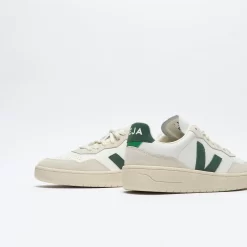 Veja-V-90 Leather (Extra-White/Cyprus) -Boutique de chaussures de sport de plein air Veja V 90 Leather Extra White Cyprus 5